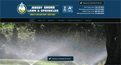 Desktop Screenshot of jerseyshorelawnsprinkler.com