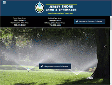 Tablet Screenshot of jerseyshorelawnsprinkler.com